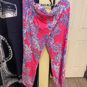 Lilly Pulitzer cotton pants size XL